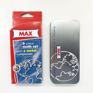 Le plus grand ensemble de maths de chine, 9 pièces <span class=keywords><strong>Max</strong></span> Premium, boîte de géométrie intelligente, prix pour étudiants - Product Image 1