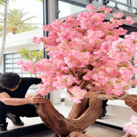 Échantillons Gratuits pour les Membres L2+ d'Ali : Arbre Artificiel de Cerisier en Fleurs sur Mesure |    Plante artificielle pour projet de design d'intérieur commercial