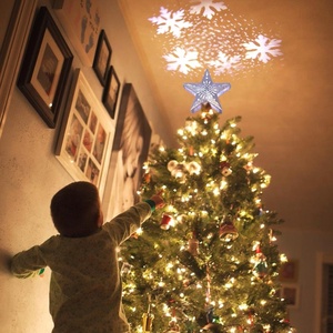 Ourwarm Wholesale Decoration Ornaments Led Christmas <strong>Tree</strong> Star <strong>Topper</strong> - Product Image 6