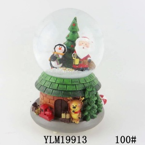 Bán Buôn Dễ Thương Fanny Tinh Tế Thủy Tinh Giáng Sinh Chim Cánh Cụt Nước Quả Cầu Tuyết Cho Trang Trí Nội Thất Quà Tặng - Product Image 3