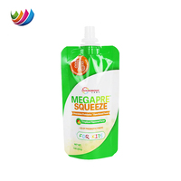 Pochettes souples Doypack en plastique avec bec verseur pour liquides, jus de fruits, gelées et boissons – 100ml, 200ml, 250ml, 500ml