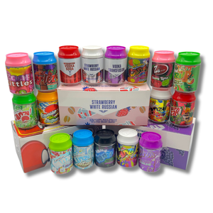 Latas de Refresco Personalizadas de 3.5 con Etiqueta Botella de Plástico de 3.5g 7g 100ml Envase de Plástico para Dulces Comestibles Galletas Gomitas Hierbas Flores - Product Image 1