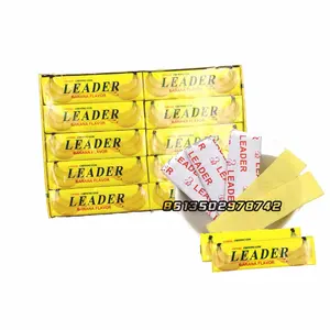halal leader banana flavor chewy gum candy 5 sticks free europe chewing gum