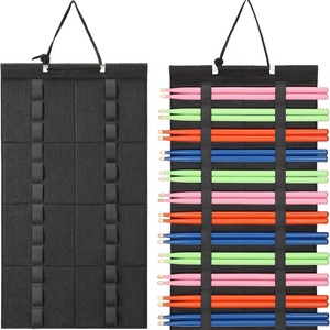 Hanging Drumstick Rack 12 Pairs Foldable Plastic Drumstick Holder For <b>Drum</b> Practice Storage - Product Image 3
