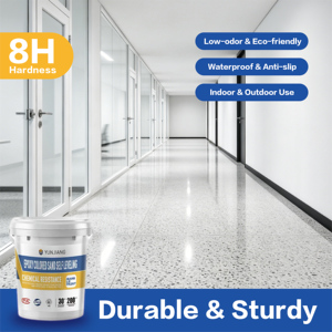 Innovation Self-Leveling Epoxy Floor Paint with <b>Colored</b> <b>Sand</b> Wear Resistant Chemical Resistant Epoxy Coating - Product Image 3
