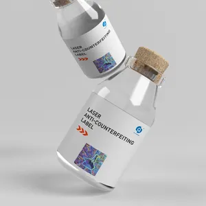 pumps custom label sticker hologram product printing qr code holographic perfume bottle printing machine printer labels