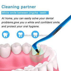 Brosse à dents orthodontique, <span class=keywords><strong>gomme</strong></span> à effacer les taches dentaires, élimine le tartre/les taches <span class=keywords><strong>de</strong></span> thé/<span class=keywords><strong>de</strong></span> fumée, soins bucco-dentaires, brosse interdentaire, blanchiment des dents - Product Image 4