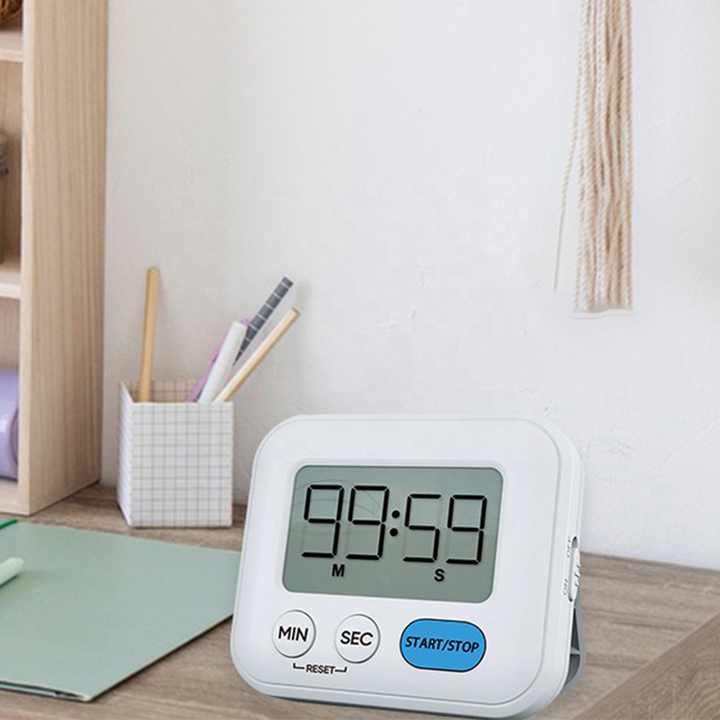 Digital Countdown Timer 2 Adjustable Volume Vibration Mute Mode Kitchen ...