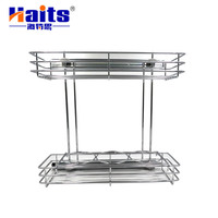 Organizador de Cozinha Lazy Susan com Cesta Elevatória, Hardware Inteligente para Móveis, Rack de Despensa