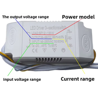 Driver LED 4 couleurs CCT, transformateur à courant constant avec bornes pré-câblées pour la production de luminaires de plafond