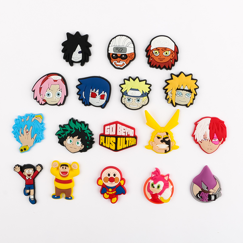 Мультяшные ПВХ комиксы материал садовая обувь цветок заглушка милое украшение обуви очаровательные аксессуары