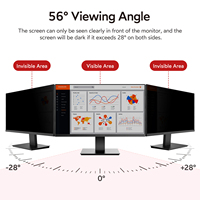 Tragbare 474*296*0,55mm Computers chutz folie Anti Scratch Privacy Displays chutz folie für Monitor 22