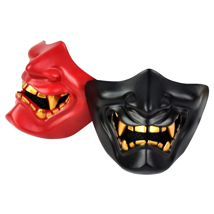 Mask COS Devil Horror Grimace Male and Female Adult Half Face Mask Laughing Prajna custom halloween mask