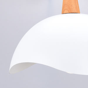 <span class=keywords><strong>Lampe</strong></span> à suspension <span class=keywords><strong>de</strong></span> salle à manger rustique avec décoration en bois LED à tête unique en métal en forme <span class=keywords><strong>de</strong></span> pétale pour le salon <span class=keywords><strong>de</strong></span> la maison - Product Image 5