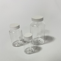 Bouteille en plastique transparente à large ouverture de 500 ml, flacon capsule scellé de 15 ml et 80 ml, flacon échantillon liquide – Vente en gros à prix abordable