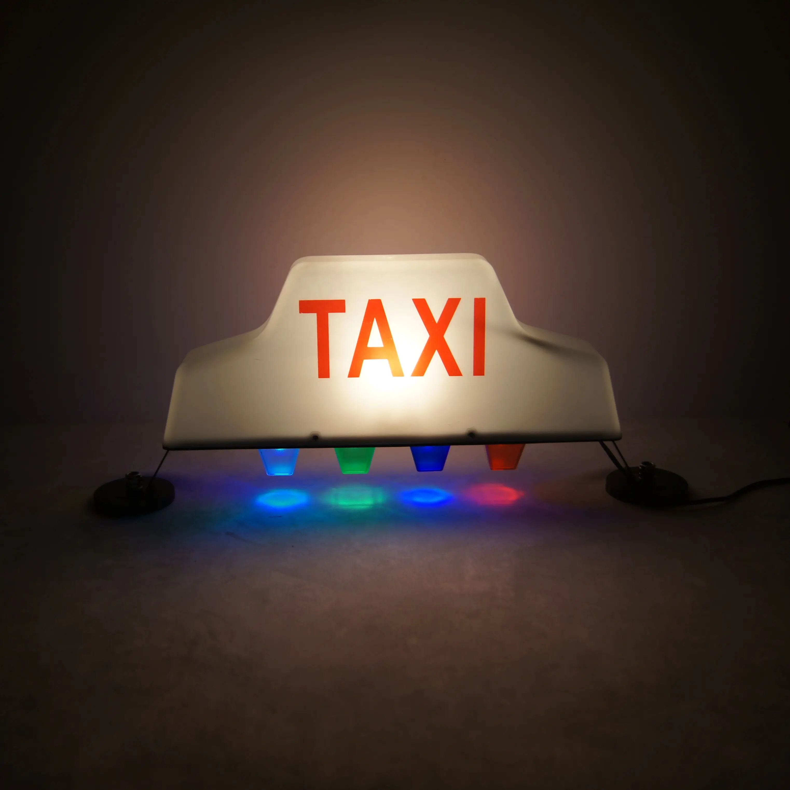 DC 12V 21W led señal de taxi de Techo Luz de publicidad con cuatro taxi magnética Luz