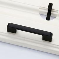 Poignées de meubles en alliage d'aluminium WEKIS, modernes, simples et minimalistes, pour tiroirs de cuisine et utilisation extérieure - Construction stable