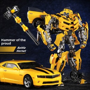 Juguete Transformable Súper Grande 5 en 1, Robot Coche para Figuras de Acción, para Niños, PVC Genuino 4 - Product Image 3