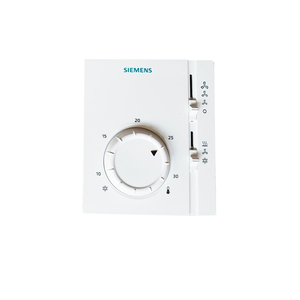 <span class=keywords><strong>Thermostat</strong></span> d'ambiance en plastique <span class=keywords><strong>Siemens</strong></span> avec interrupteur manuel pour les modes <span class=keywords><strong>chauffage</strong></span>/refroidissement et fonction ventilateur, installation facile RAB11 - Product Image 1