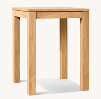 BELVEDEREE Produit d'usine Chaise de bar en teck pour hôtel de plein air Ensemble de bar de jardin Terrasse d'hôtel Table de bar à plate-forme haute en bois massif