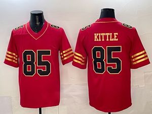 Goedkope Groothandel Stad Heren 85 Kittle 97 Bosa 23 Mccffrey 13 Purdy 54 Warner 80 Rijst Rivaliteit American Football Jersey - Product Image 1