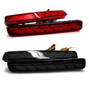 2 Luces LED Reflectoras para Parachoques Trasero de Coche para TOYOTA <span class=keywords><strong>Prius</strong></span> V NOAH 80 YARIS CROSS GR COROLLA, Luces DRL Traseras, Accesorios de Luz de Freno - Product Image 5