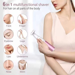 OEM ODM Multifunction 6 in 1 Electric Hair Removal Body Hair Trimmer Bikini Trimmer <strong>Lady</strong> Epilator Electric <strong>Shaver</strong> - Product Image 4
