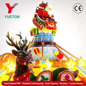 Manège de Noël Renne Rotatif 8 Bras 16 Places Lumières LED Parc d'Attractions Manège Familial pour Enfants Certifié CE Vente Directe Usine - Product Image 6