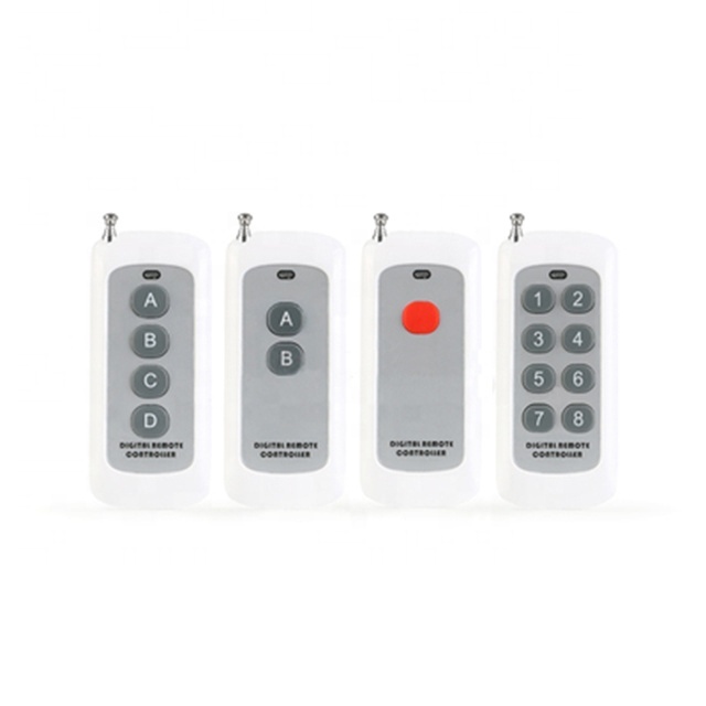 1000m 315MHz white 1 / 2 / 4 / 8 key wireless remote control key switch
