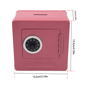 Оптовая продажа, металлическая коробка для денег для детей с кодовым замком | Копилка для цифрового сейфа - Product Image 4