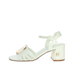 Laura Biagiotti Women's Heeled Sandal Beige 9049 Block <b>Heel</b> Summer Wear - Product Image 1