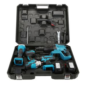 Bộ máy khoan đa năng không dây 18V: cưa ghép, máy vặn bu lông, máy khoan búa, tua vít không dây - Product Image 3