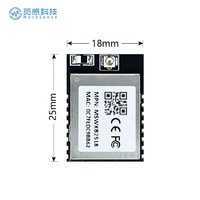 IEEE 802.11ax modul nirkabel 2.4G 5G antena Dual-Band WiFi BLE 5.2 modul Kombo MoreSense modul WiFi6