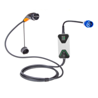 Chargeur de véhicule électrique portable 7 kW 32 A pour la maison, type 2 IEC 62196, pour voiture électrique, chargeur EV 7 kW, vente chaude
