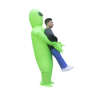 Popolare festa di natale Cyberpunk Green Aliens Ghost Alien progetta costumi gonfiabili personalizzati per adulti - Product Image 2