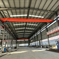Pont roulant monopoutre LD avec palan électrique pour la manutention des matériaux en atelier