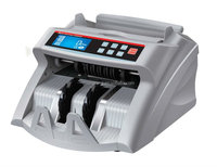 GR-2108 Dernier best-seller Compteuse de billets multi-devises avec détection MT, écran LCD, double moteur, noir, 1000 pièces/min, trémie 200 pièces