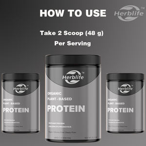 Oem חם מכירה-מותאם אישית-אבקת חלבון טבעונית עם פרוביוטיקה-אבקת חלבון ספורט, 19 מנות - Product Image 2