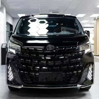 Pour Toyota Hiace Granvia 2015- : Pare-chocs avant ABS style Alphard amélioré, installation non destructive, accessoires de luxe pour une mise à niveau supérieure