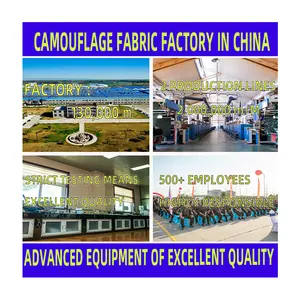 중국 직물 공장 저렴한 하이 퀄리티 80% 폴리에스터 20% 면 230gsm 중간 무게 트윌 위장 직물