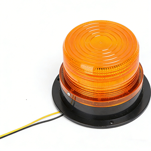Nouveau phare stroboscopique LED ambre étanche IP65 12V 18W certifié CE/RoHS/ECE R65, 50 000 heures de fonctionnement - Product Image 2
