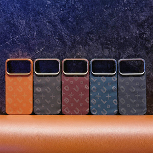 Funda Magnética Rígida de PC con Textura de <span class=keywords><strong>Fibra</strong></span> de Carbono Luminosa para iPhone 17 16 15 Pro Max, a Prueba de Golpes, Venta al Por Mayor - Product Image 6