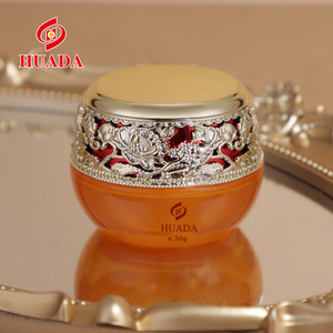 Transparent round empty fine oil bottle cosmetics set cream wholesale sales pump 2 oz 4 oz frosted glass