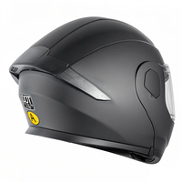 Casque de moto modulaire à double lentille en ABS, casque intégral pour la course, la conduite sur route, les vélos électriques, les scooters et les motos