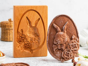 Cortador <span class=keywords><strong>de</strong></span> moldes para galletas, molde <span class=keywords><strong>de</strong></span> galletas <span class=keywords><strong>de</strong></span> madera rectangular crujiente <span class=keywords><strong>de</strong></span> haya <span class=keywords><strong>de</strong></span> alta calidad - Product Image 3