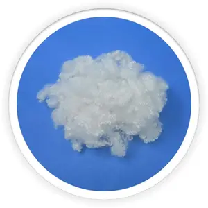 Hcs produttore cotone ripieno fiocco fibra di poliestere riempimento fibra di poliestere fibra di poliestere siliconada