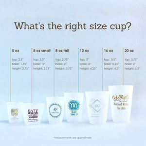 Juego de Vasos y Servilletas de Plástico Esmerilado Impermeables con Retrato Personalizado de Mascotas para Recuerdos de Boda - Diseños Personalizados de Gatos y Perros - Product Image 5