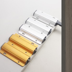 Poignée de porte en alliage d'aluminium, à tête simple ou double, à ressort, sans pression, design minimaliste, durable - Product Image 2