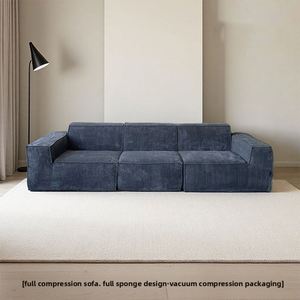 Sofá Modular Moderno y Compactable, Sofá Combinado con Asientos Cómodos, Diseño Tapizado Suave para Sala de Estar o Apartamento - Product Image 4