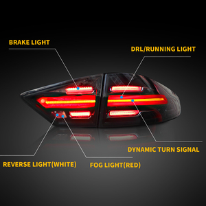 Arcaicas precio de fábrica coche lámpara trasera para <span class=keywords><strong>Ford</strong></span> <span class=keywords><strong>Mondeo</strong></span> 2014-2016 luz trasera con secuencial en señal completa Led de la lámpara de cola - Product Image 3